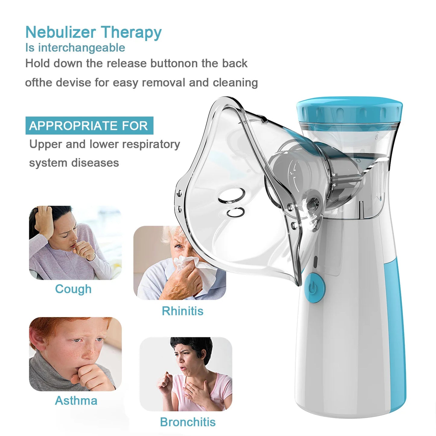 VitaCore™ - Portable & Silent Nebulizer (Medical-Grade)